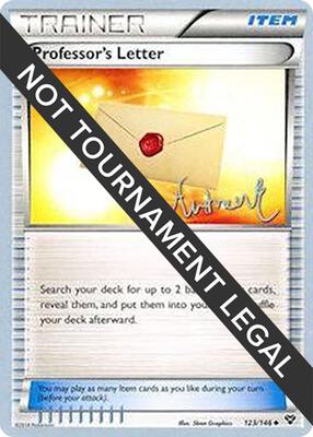 Professor's Letter - 2014 (Andrew Estrada) card from World Championship Decks