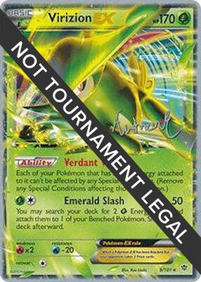 Virizion EX - 2014 (Andrew Estrada) card from World Championship Decks