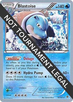 Blastoise - 2015 (Jacob Van Wagner) card from World Championship Decks