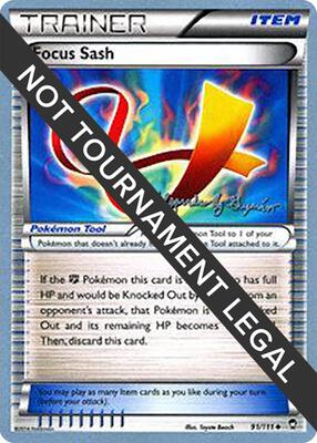 Focus Sash - 2015 (Alejandro Ng-Guzman) card from World Championship Decks