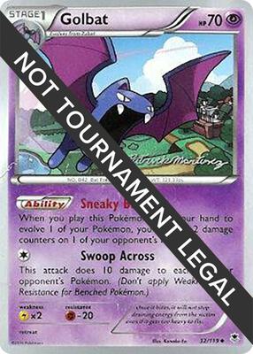 Golbat - 2015 (Patrick Martinez) card from World Championship Decks