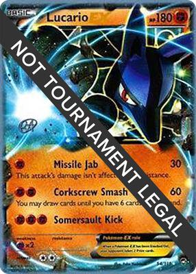 Lucario EX - 2015 (Rowan Stavenow) card from World Championship Decks