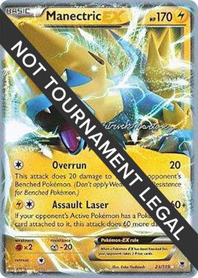 Manectric EX - 2015 (Patrick Martinez) card from World Championship Decks