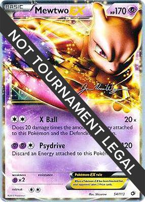 Mewtwo EX - 2015 (Jacob Van Wagner) card from World Championship Decks