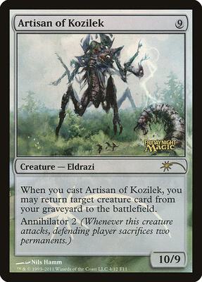 Artisan of Kozilek card from FNM Promos