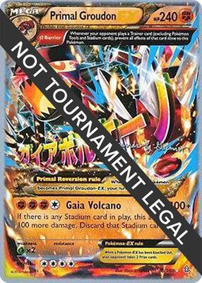 Primal Groudon EX - 2015 (Alejandro Ng-Guzman) card from World Championship Decks