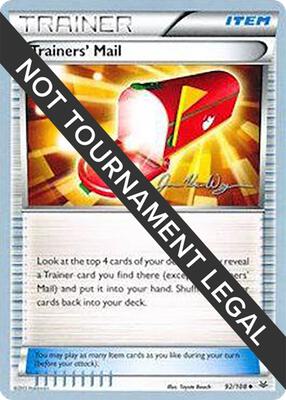 Trainers' Mail - 2015 (Jacob Van Wagner) card from World Championship Decks