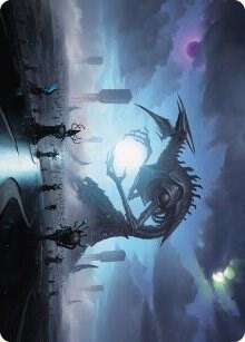 Blue Sun's Twilight Art Card card from Art Series: Phyrexia: All Will Be One