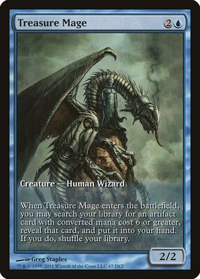 Treasure Mage card from Game Day & Store Championship Promos