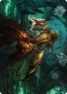 Glissa Sunslayer Art Card card from Art Series: Phyrexia: All Will Be One