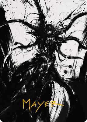 Tekuthal, Inquiry Dominus Art Card (Gold-Stamped Signature) card from Art Series: Phyrexia: All Will Be One