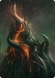 Copperline Gorge Art Card card from Art Series: Phyrexia: All Will Be One