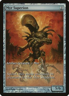 Myr Superion card from Game Day & Store Championship Promos