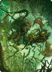 Skyscythe Engulfer Art Card card from Art Series: Phyrexia: All Will Be One