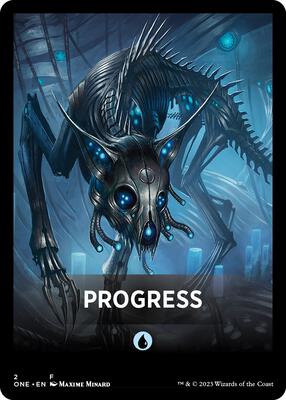 Progress Theme Card card from Phyrexia: All Will Be One
