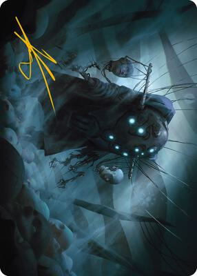 Meldweb Curator Art Card (Gold-Stamped Signature) card from Art Series: Phyrexia: All Will Be One