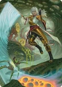 The Eternal Wanderer Art Card card from Art Series: Phyrexia: All Will Be One