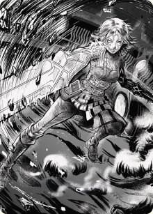 Nahiri, the Unforgiving Art Card (80/81) card from Art Series: Phyrexia: All Will Be One