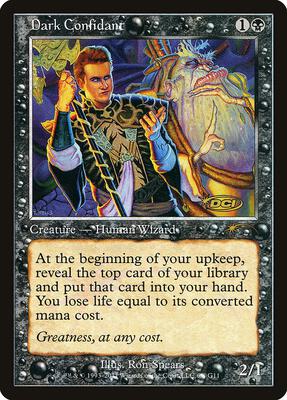 Dark Confidant card from Judge Promos