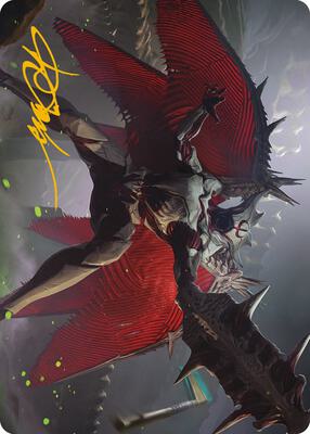 Phyrexian Vindicator Art Card (7/81) (Gold-Stamped Signature) card from Art Series: Phyrexia: All Will Be One