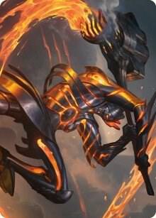 Forgehammer Centurion Art Card card from Art Series: Phyrexia: All Will Be One