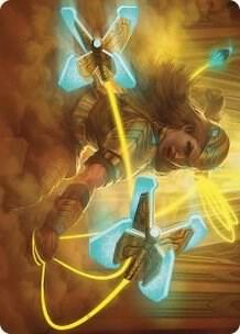 Bladehold War-Whip Art Card card from Art Series: Phyrexia: All Will Be One