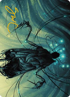 Ichor Synthesizer Art Card (Gold-Stamped Signature) card from Art Series: Phyrexia: All Will Be One