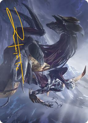 Ria Ivor, Bane of Bladehold Art Card (Gold-Stamped Signature) card from Art Series: Phyrexia: All Will Be One