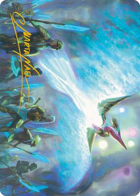 Otharri, Suns' Glory Art Card (Gold-Stamped Signature) card from Art Series: Phyrexia: All Will Be One