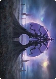 Black Sun's Twilight Art Card card from Art Series: Phyrexia: All Will Be One