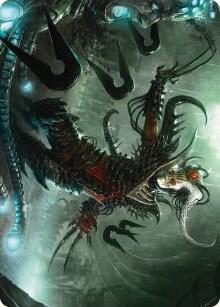 Vraan, Executioner Thane Art Card card from Art Series: Phyrexia: All Will Be One