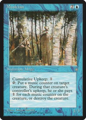 Musician card from Ice Age