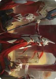 Porcelain Zealot Art Card card from Art Series: Phyrexia: All Will Be One