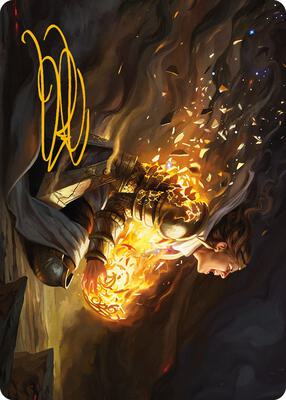 Vanish into Eternity Art Card (Gold-Stamped Signature) card from Art Series: Phyrexia: All Will Be One