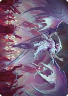 Atraxa, Grand Unifier Art Card (45/81) card from Art Series: Phyrexia: All Will Be One