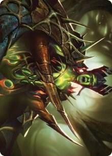 Maze's Mantle Art Card card from Art Series: Phyrexia: All Will Be One