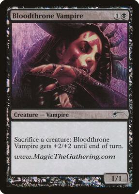 Bloodthrone Vampire card from Media Promos