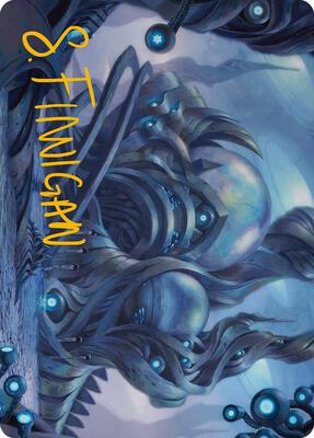 The Surgical Bay Art Card (Gold-Stamped Signature) card from Art Series: Phyrexia: All Will Be One