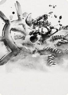 Myr Convert Art Card card from Art Series: Phyrexia: All Will Be One