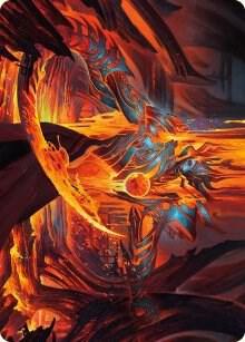 Free From Flesh Art Card card from Art Series: Phyrexia: All Will Be One
