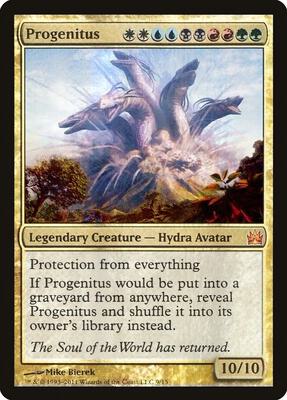 Progenitus card from From the Vault: Legends