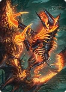 Kuldotha Cackler Art Card card from Art Series: Phyrexia: All Will Be One