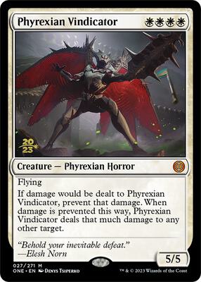Phyrexian Vindicator card from Prerelease Cards