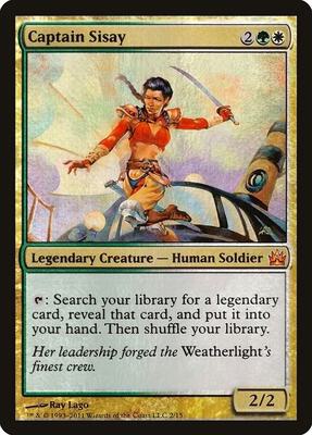 Captain Sisay card from From the Vault: Legends