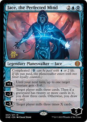 Jace, the Perfected Mind card from Prerelease Cards