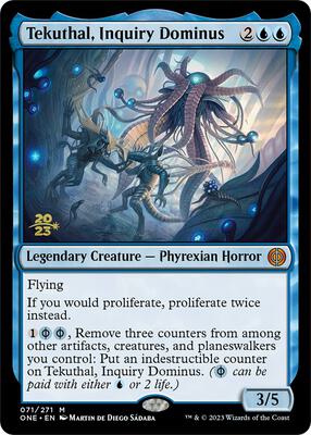 Tekuthal, Inquiry Dominus card from Prerelease Cards