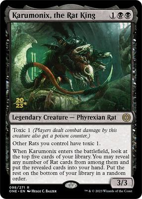 Karumonix, the Rat King card from Prerelease Cards