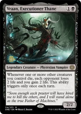 Vraan, Executioner Thane card from Prerelease Cards