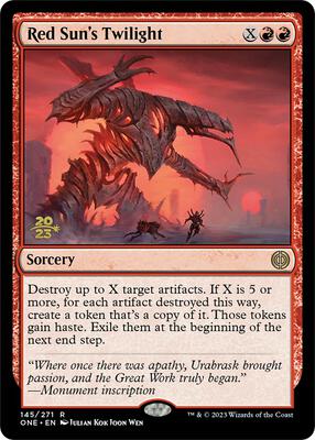 Red Sun's Twilight card from Prerelease Cards