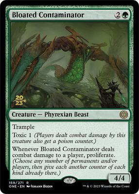 Bloated Contaminator card from Prerelease Cards